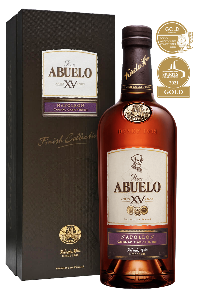 Abuelo XV Years Napoleon Cognac Cask Finish Rum 750 ML