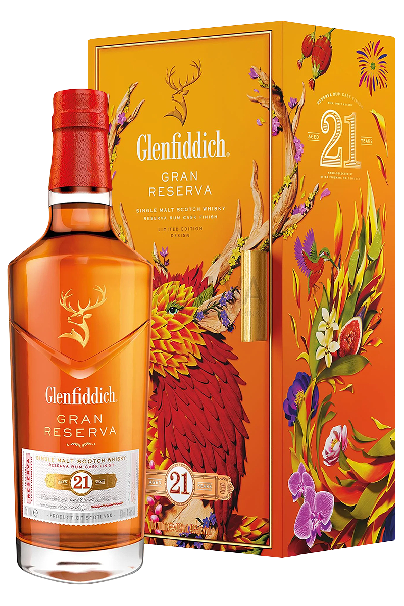 Glenfiddich 21 Years Reserva Rum Cask Finish Single Malt Scotch Whisky