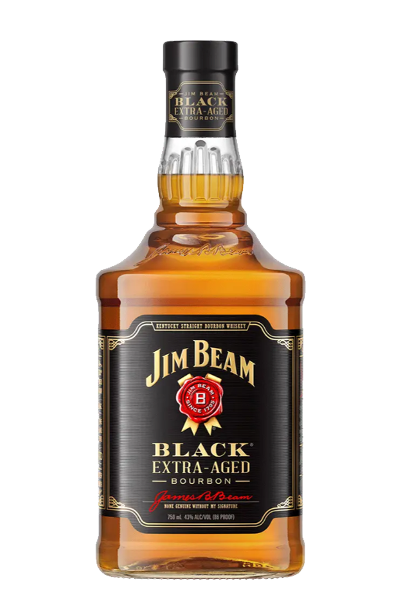 Jim Beam Black Extra Aged Kentucky Straight Bourbon Whiskey 750 ML