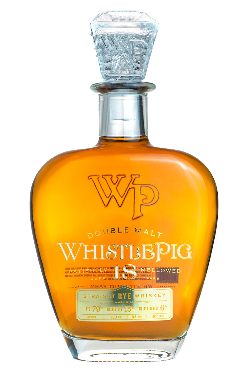 WhistlePig 18 Year Double Malt Straight Rye Whiskey 750 ML