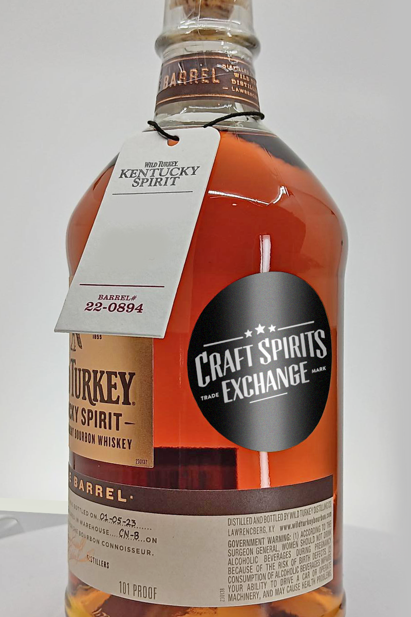 Wild Turkey Single Barrel Kentucky Spirit Straight Bourbon Whiskey 2