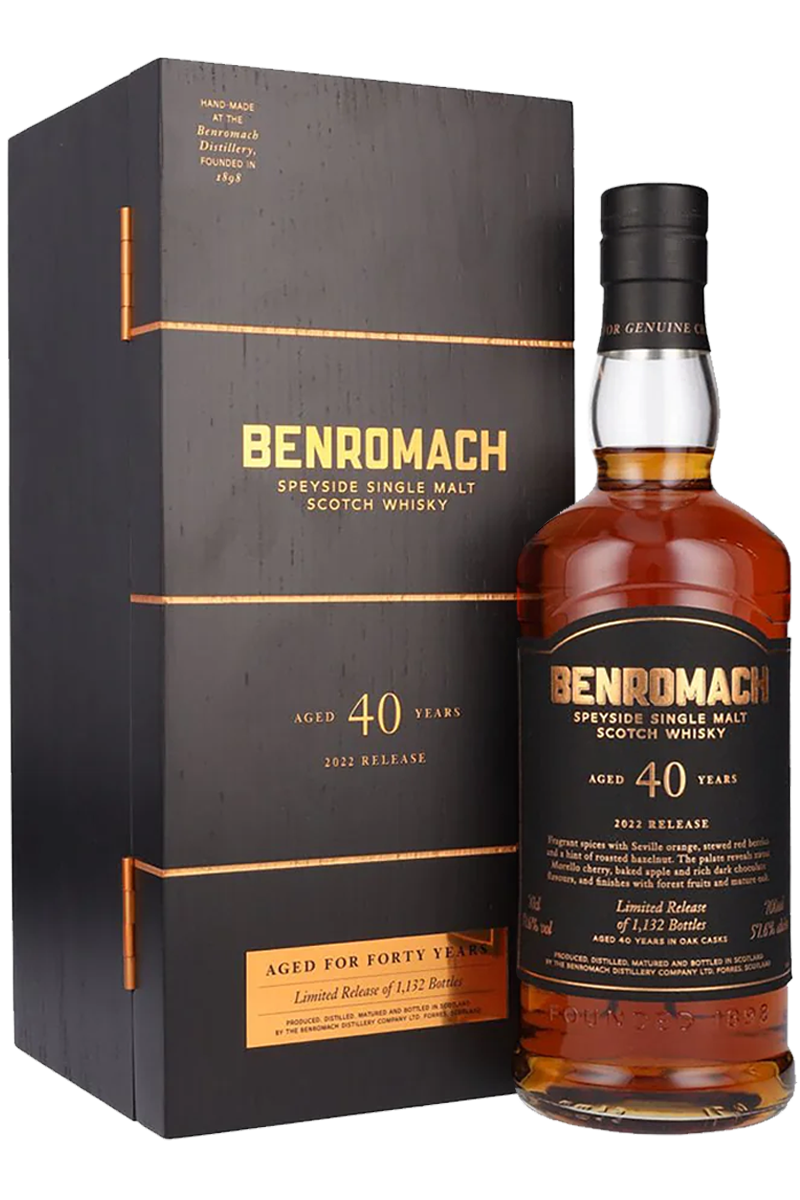 Benromach 40 Years Single Malt Scotch