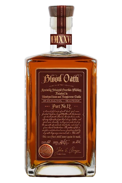Blood Oath Pact No. 12 Kentucky Straight Bourbon Whiskey