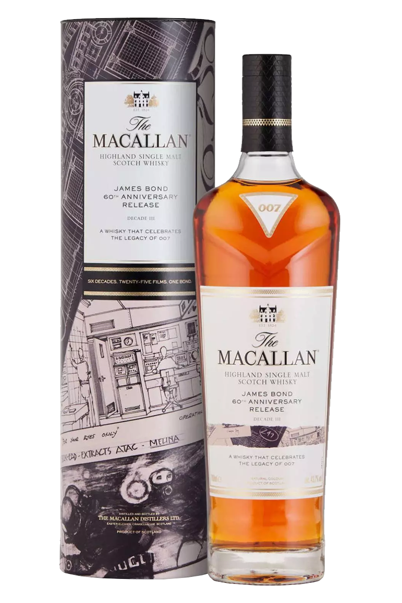 Macallan Single Malt James Bond 60th Anniversary Edition - Decade III