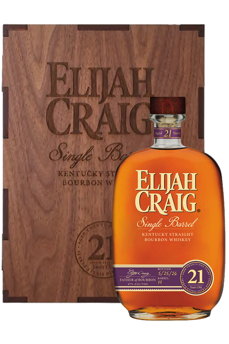 Elijah Craig Single Barrel 21 Years Bourbon Whiskey