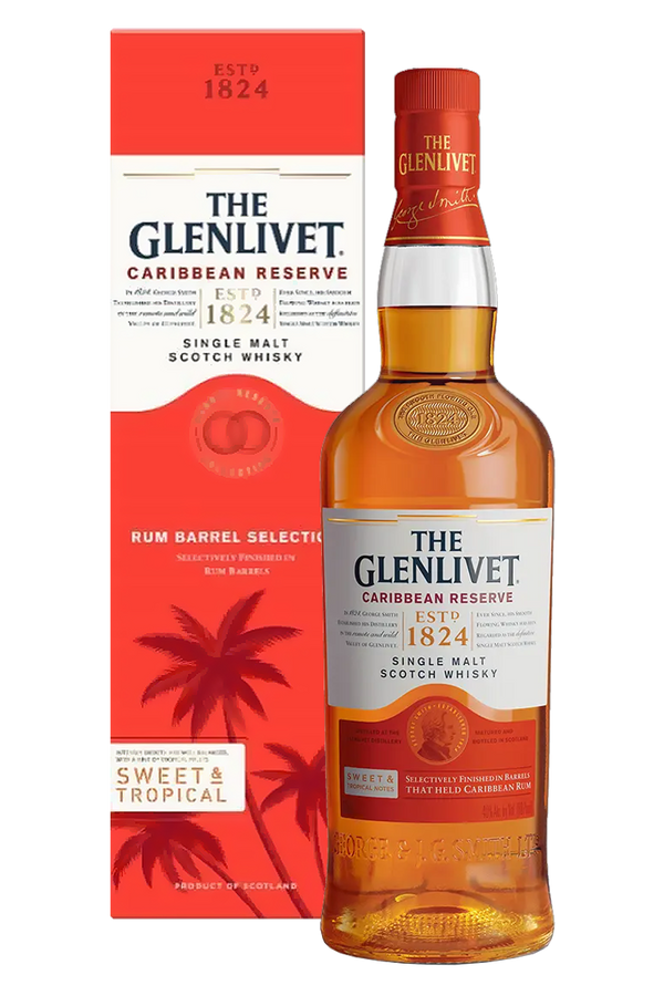 The Glenlivet Caribbean Reserve Single Malt Scotch Whisky 750 ML ...