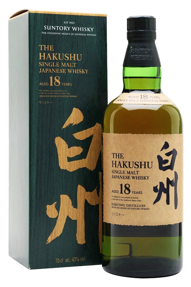 The Hakushu 18 Years Single Malt Japanese Whisky