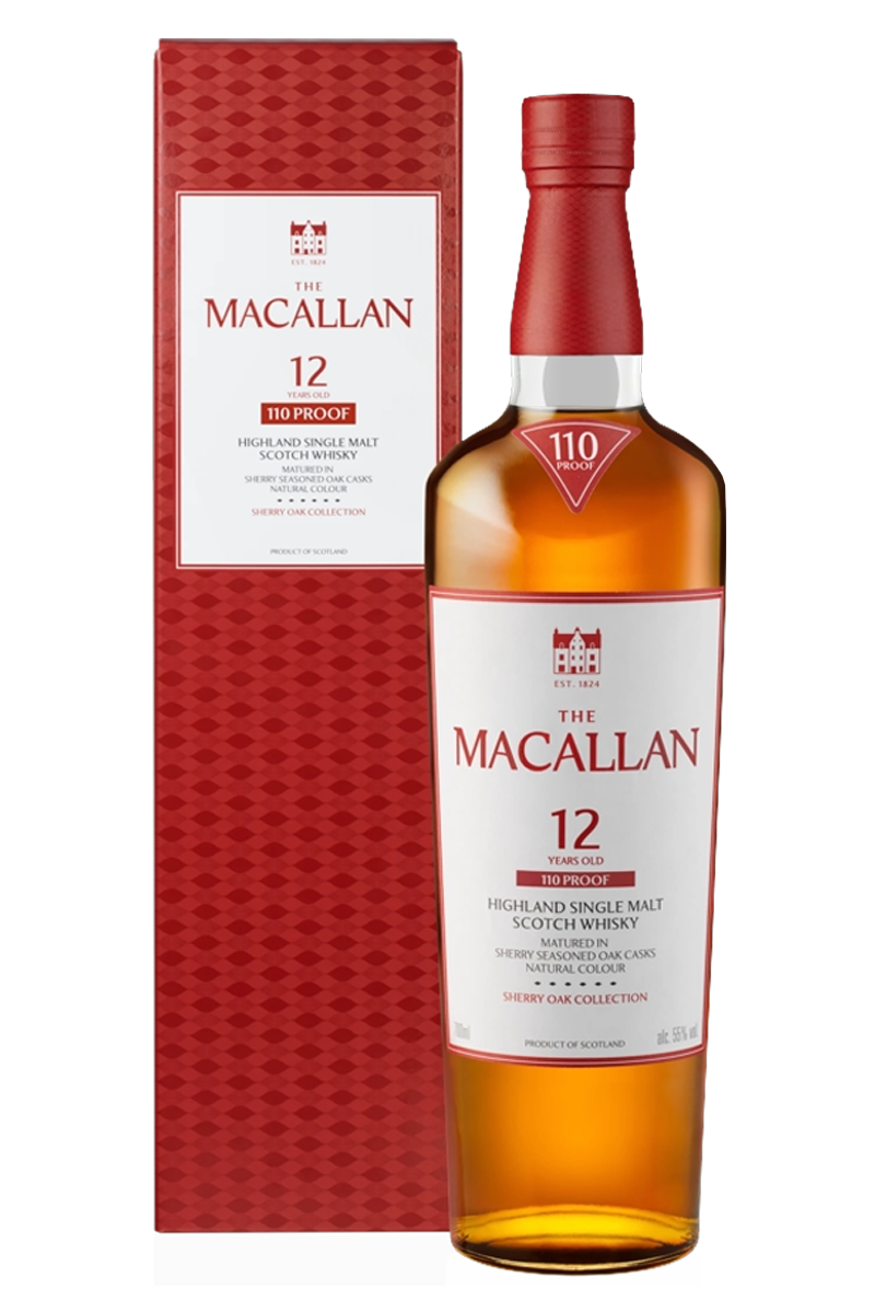 Macallan 12 Years 110 Proof Single Malt Whisky