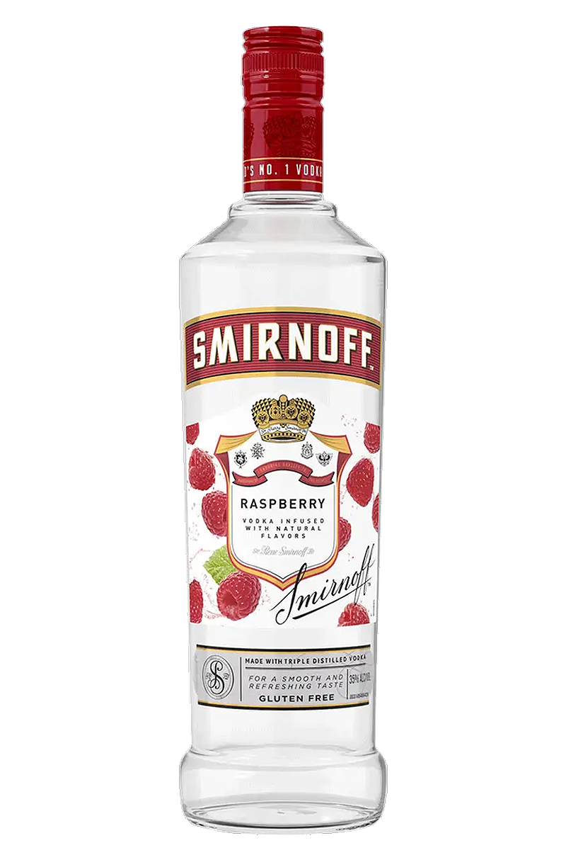 Smiroff Raspberry Smirnoff Raspberry Flavored Vodka – Craft Spirits Exchange