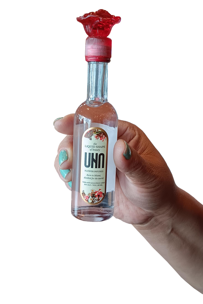 UNA Flower Infused Handmade Luxury Vodka